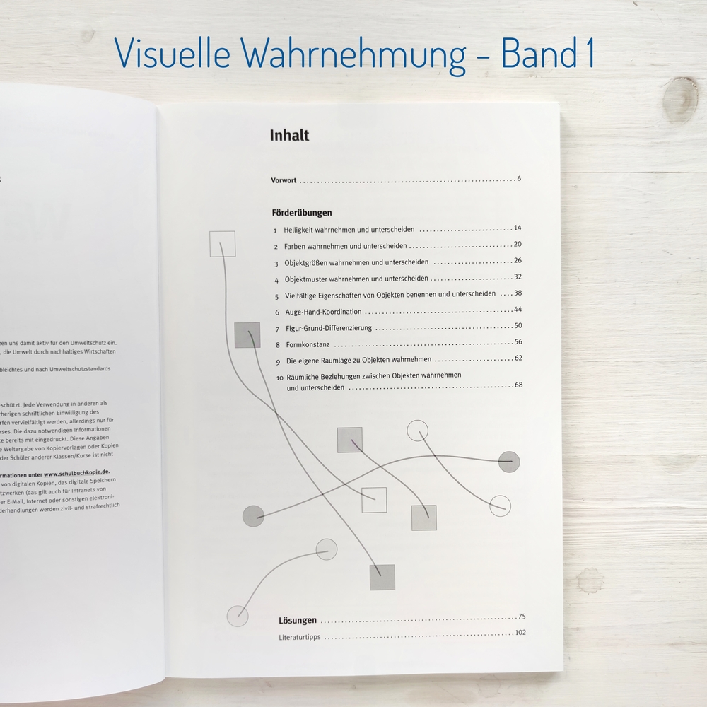 Fördermaterial: Visuelle Wahrnehmung - Band 1