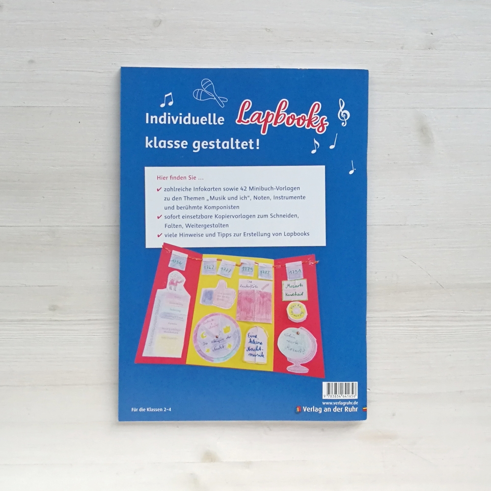 Mein Musik–Lapbook – Instrumente, Notenlehre & Komponisten Mein Musik–Lapbook – Instrumente, Notenlehre & Komponisten