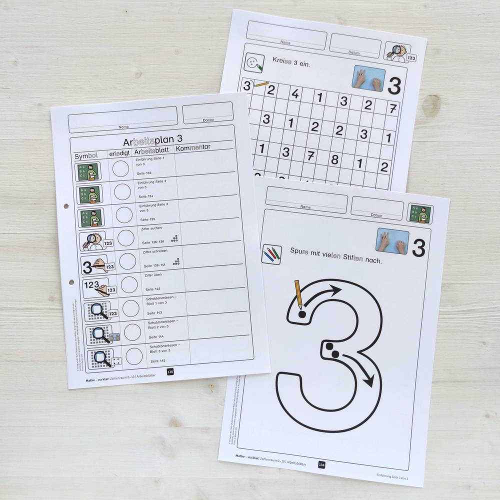 Mathe - na klar! Zahlenraum 0-10 Mathe - na klar! Zahlenraum 0-10