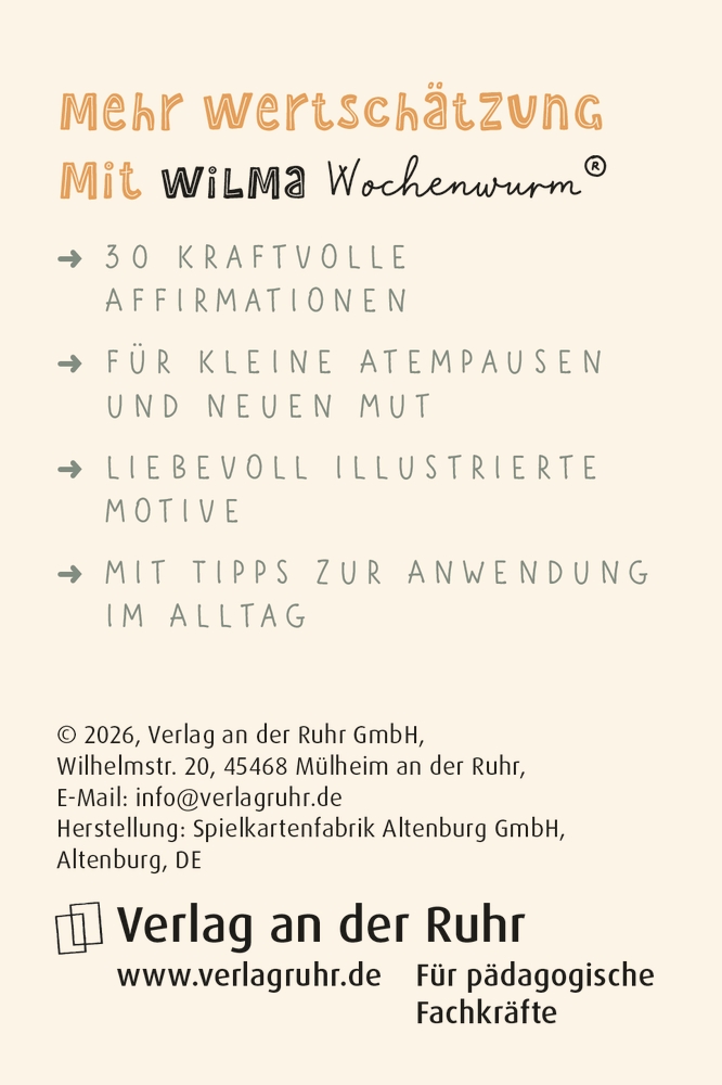 Wilma Wochenwurm – Momente für mich