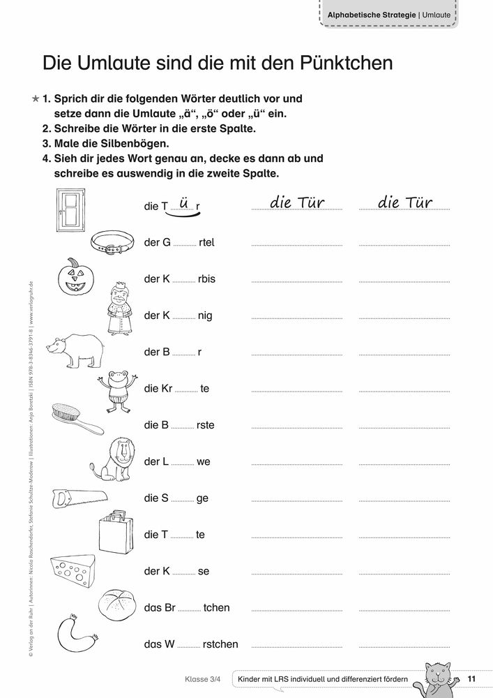 Kinder mit LRS individuell und differenziert fördern