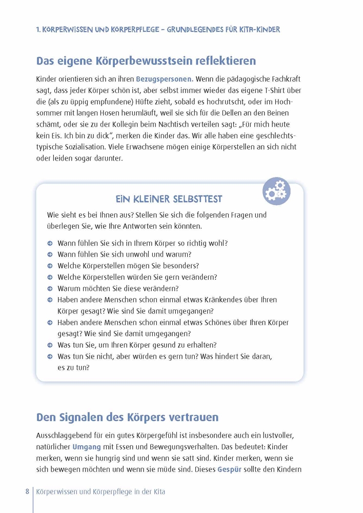 Körperwissen und Körperpflege in der Kita