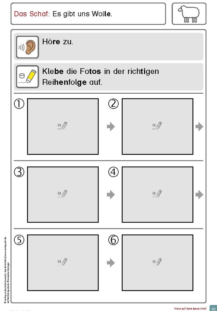 Tiere auf dem Bauernhof