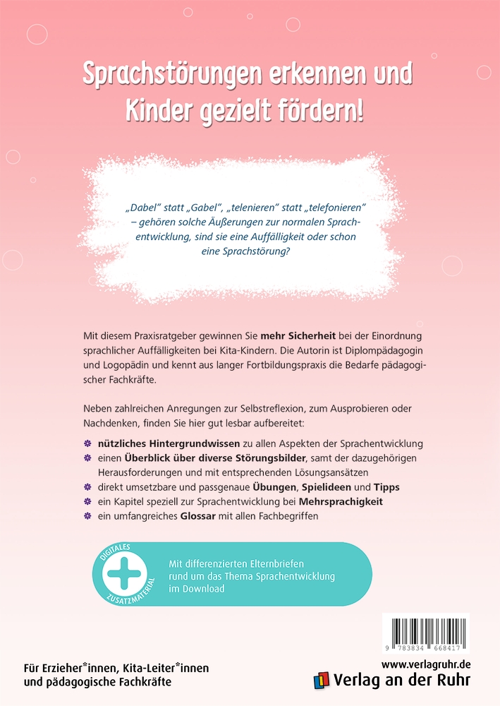 Sprachentwicklung in der Kita im Blick