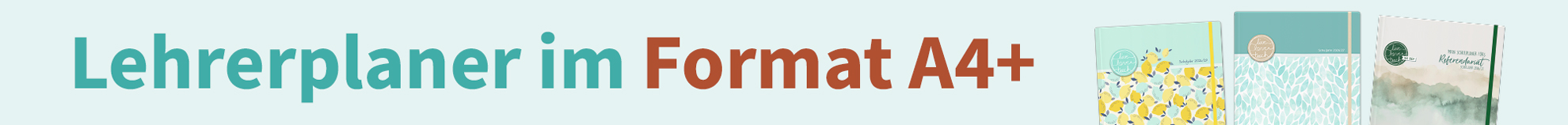 Lehrerplaner im Format A4+