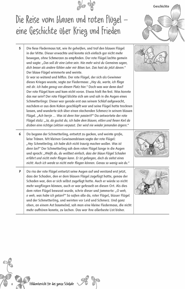 Ethikunterricht für das ganze Schuljahr – Klasse 3/4