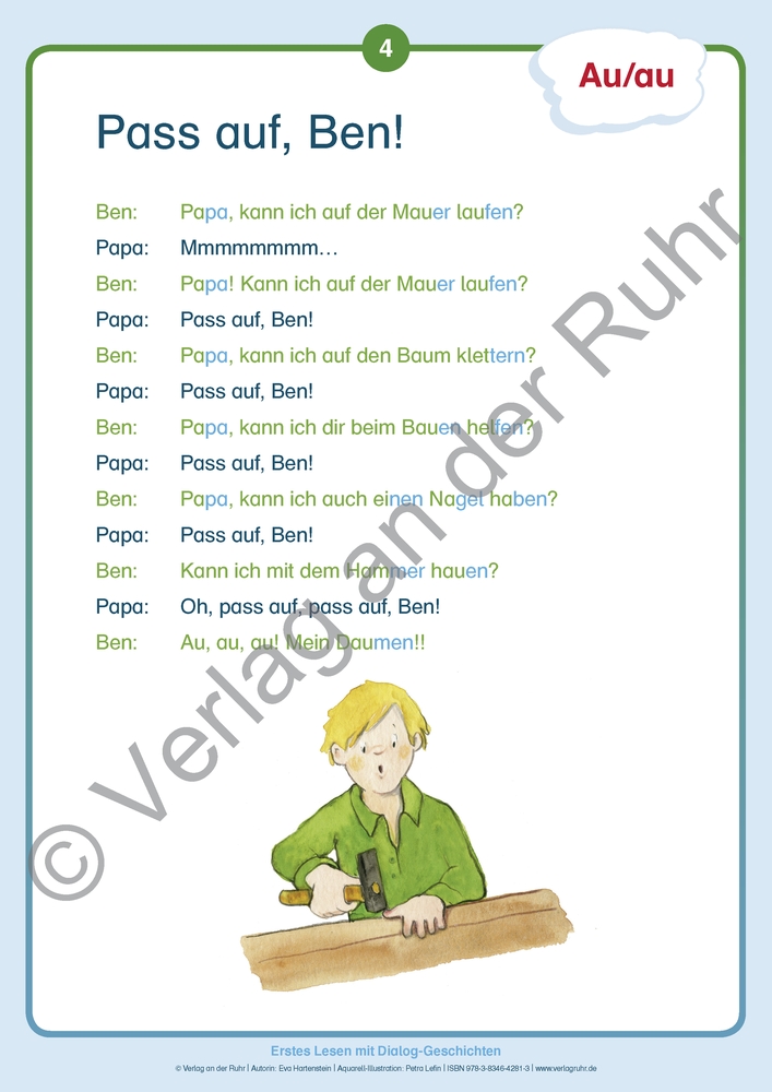 Erstes Lesen mit Dialog-Geschichten Erstes Lesen mit Dialog-Geschichten
