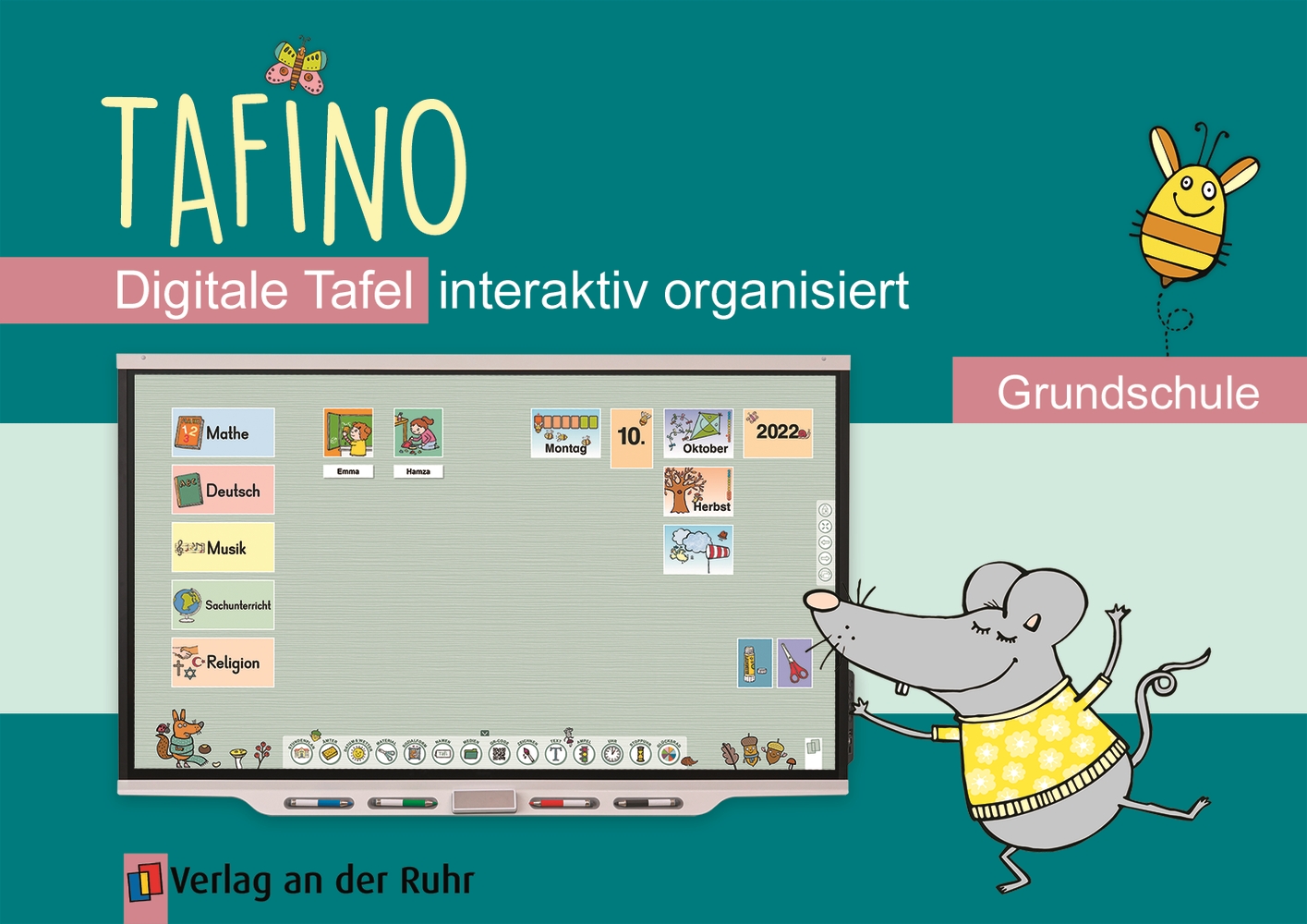 TAFINO - Digitale Tafel interaktiv organisiert - Grundschule - Online (5er-Paket)