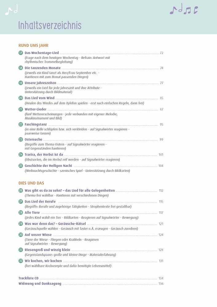 Für dich, für mich, für alle - 32 Lieder zum Mitmachen und Lernen inkl. Unterrichtsanregungen