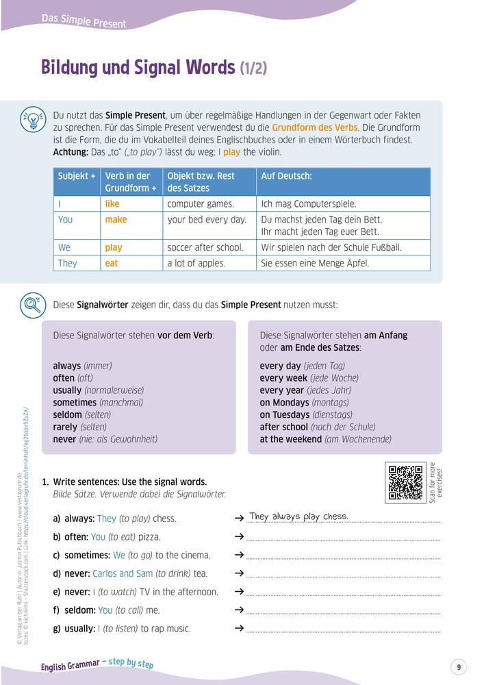 English Grammar – step by step