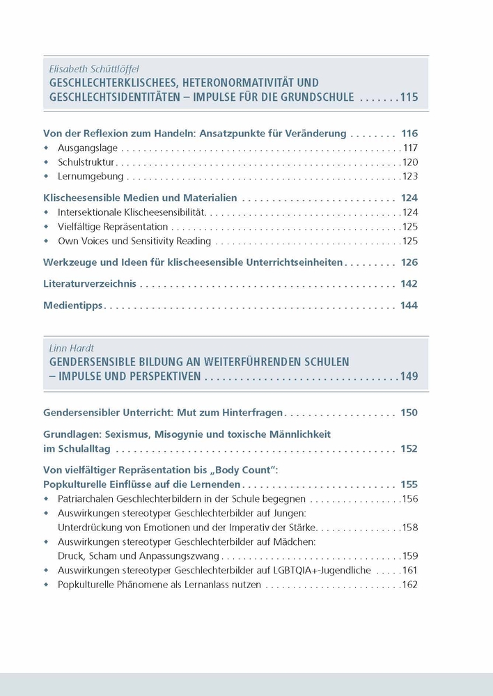 Geschlechtersensible Pädagogik für Lehrkräfte