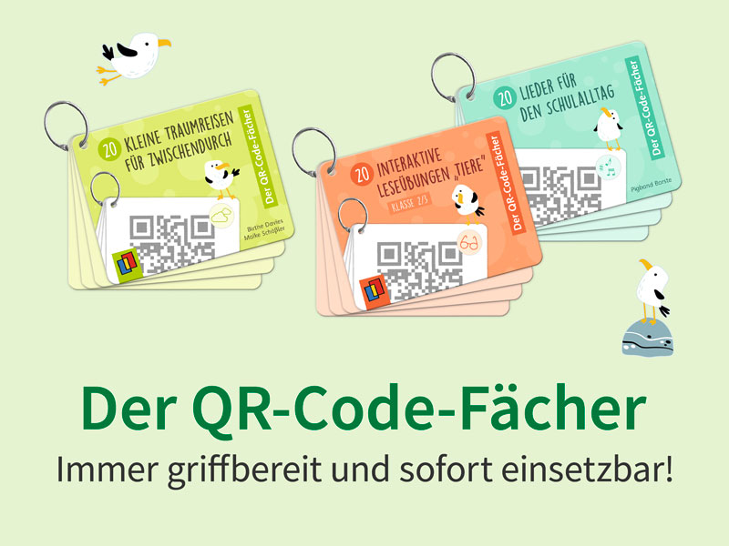 Der QR-Code-Fächer. Immer griffbereit und sofort einsetzbar!