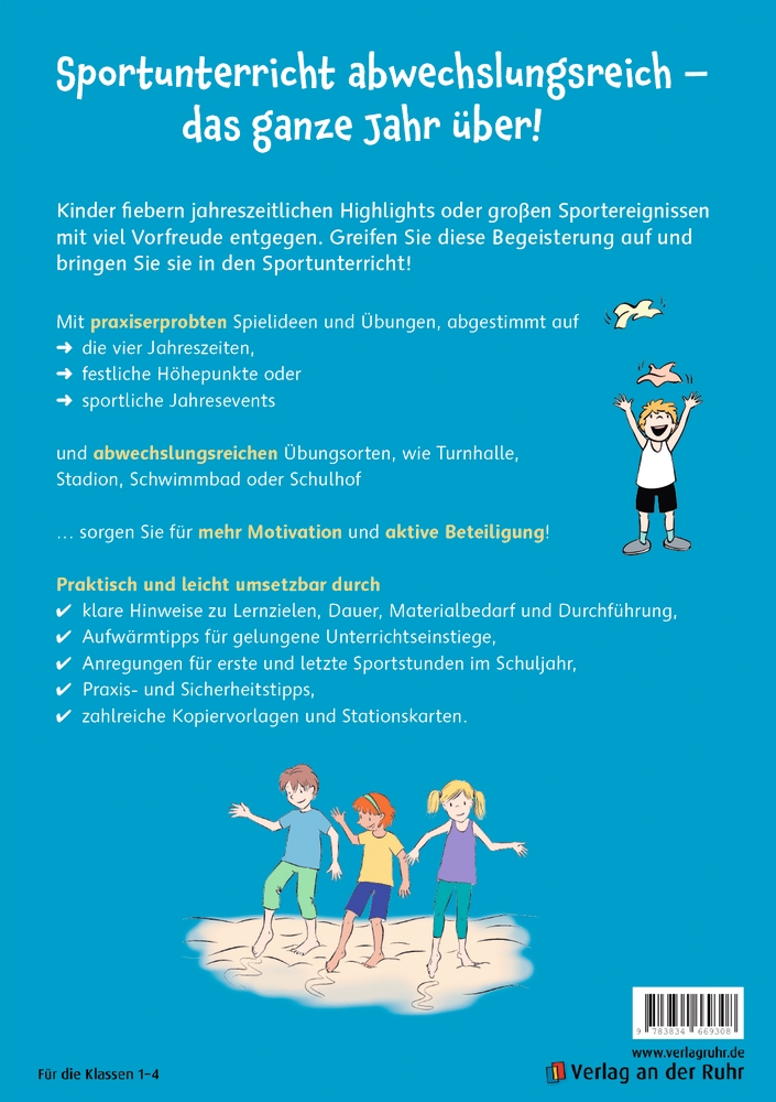 Sport- und Spielideen für das ganze Schuljahr