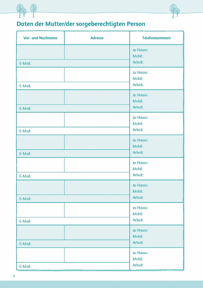 1–2–3–Alle da? Der kompakte Planer für Tagesmütter und -väter
