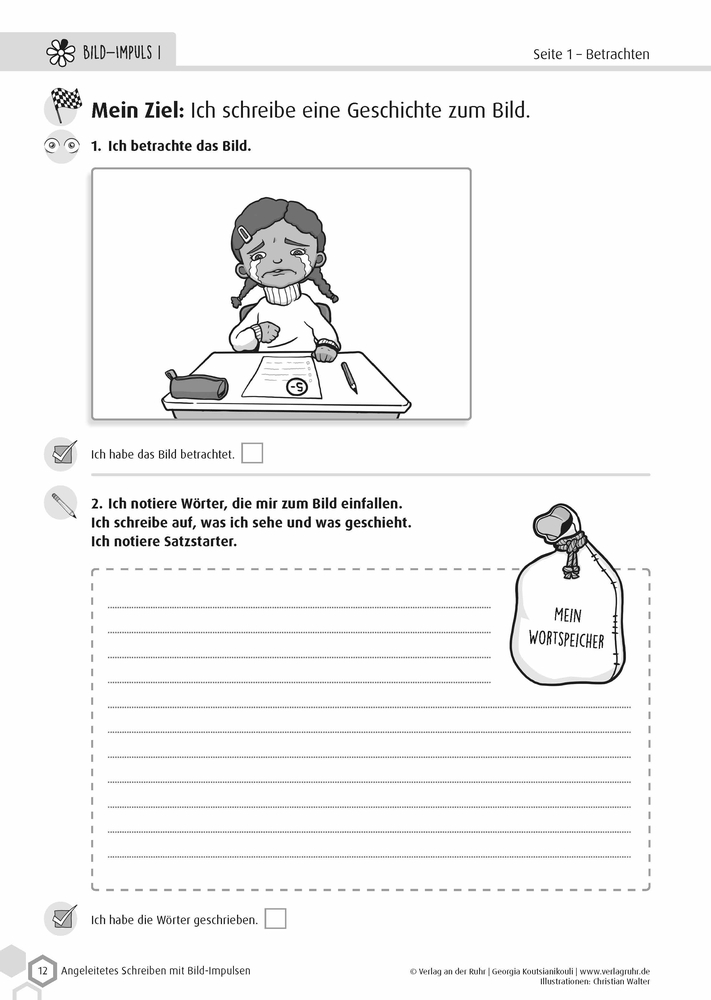 Angeleitetes Schreiben mit Bild-Impulsen