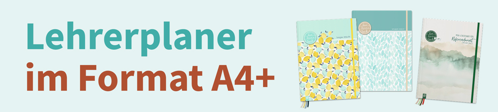 Lehrerplaner im Format A4+