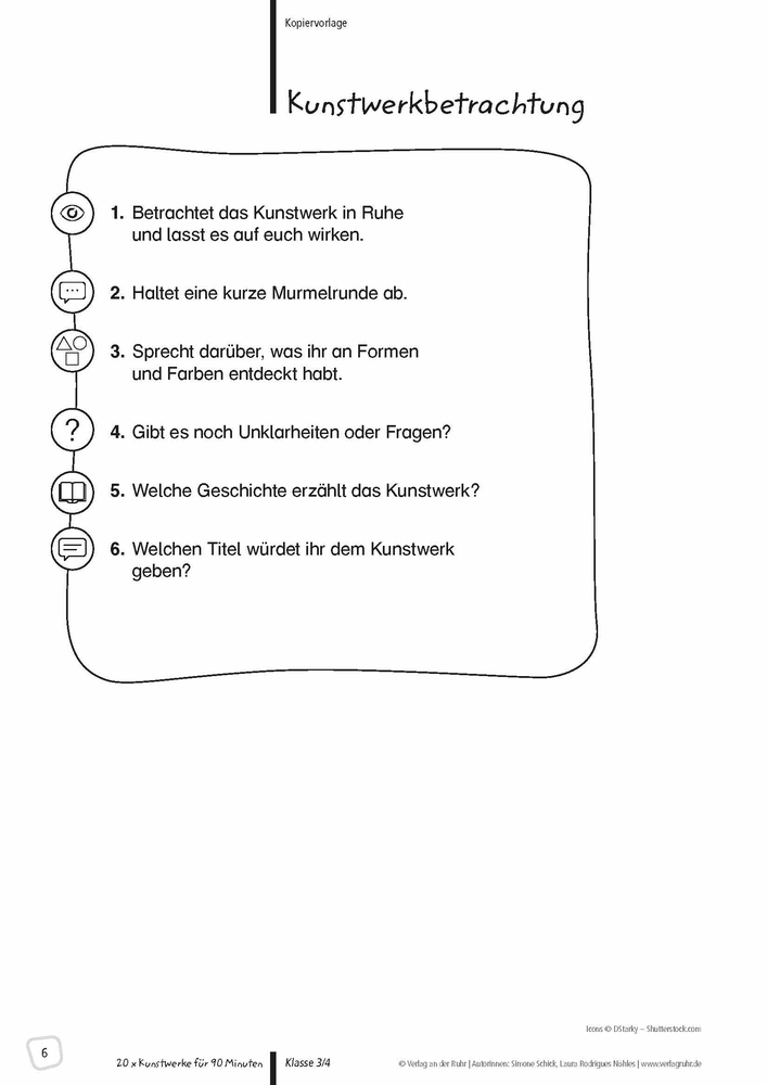 20 x Kunstwerke für 90 Minuten - Klasse 3/4