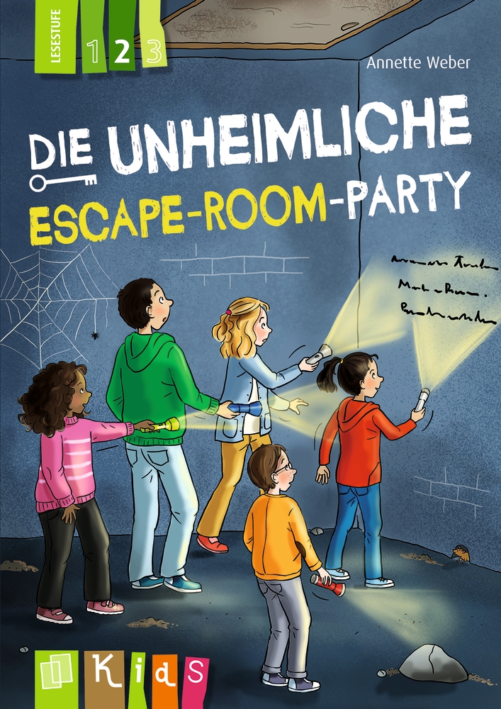 Die unheimliche Escape-Room-Party – Lesestufe 2