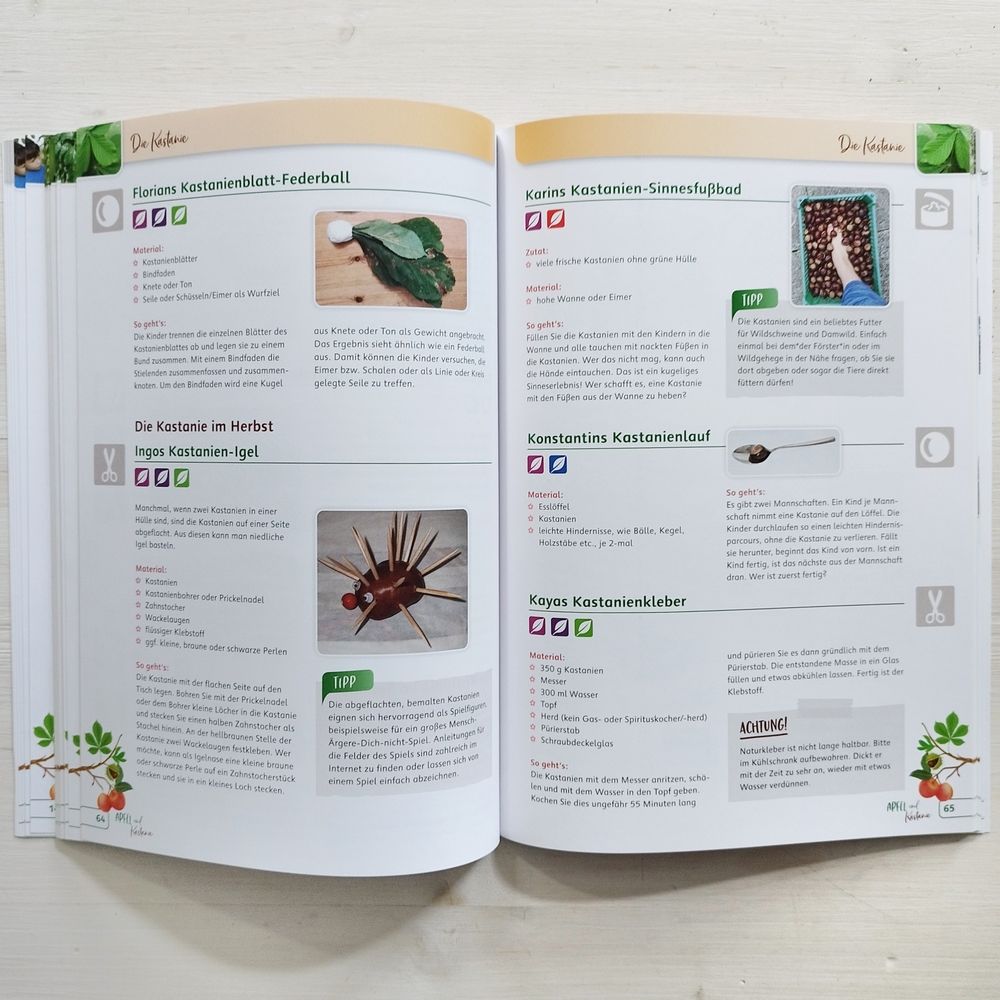 Apfel und Kastanie – Kinder erleben unsere Bäume Apfel und Kastanie – Kinder erleben unsere Bäume