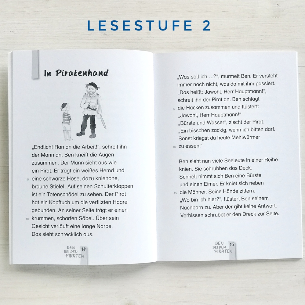 Ben bei den Piraten – Lesestufe 2