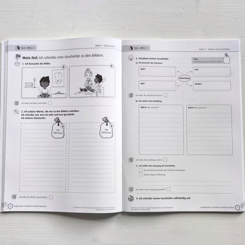 Angeleitetes Schreiben mit Bild-Impulsen Angeleitetes Schreiben mit Bild-Impulsen