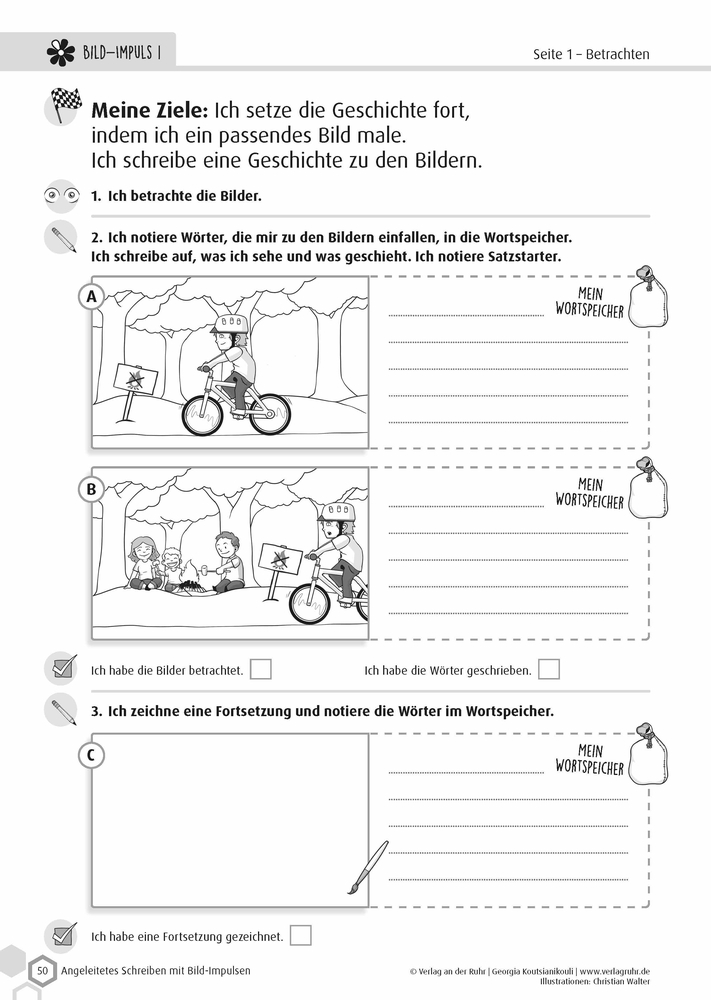 Angeleitetes Schreiben mit Bild-Impulsen