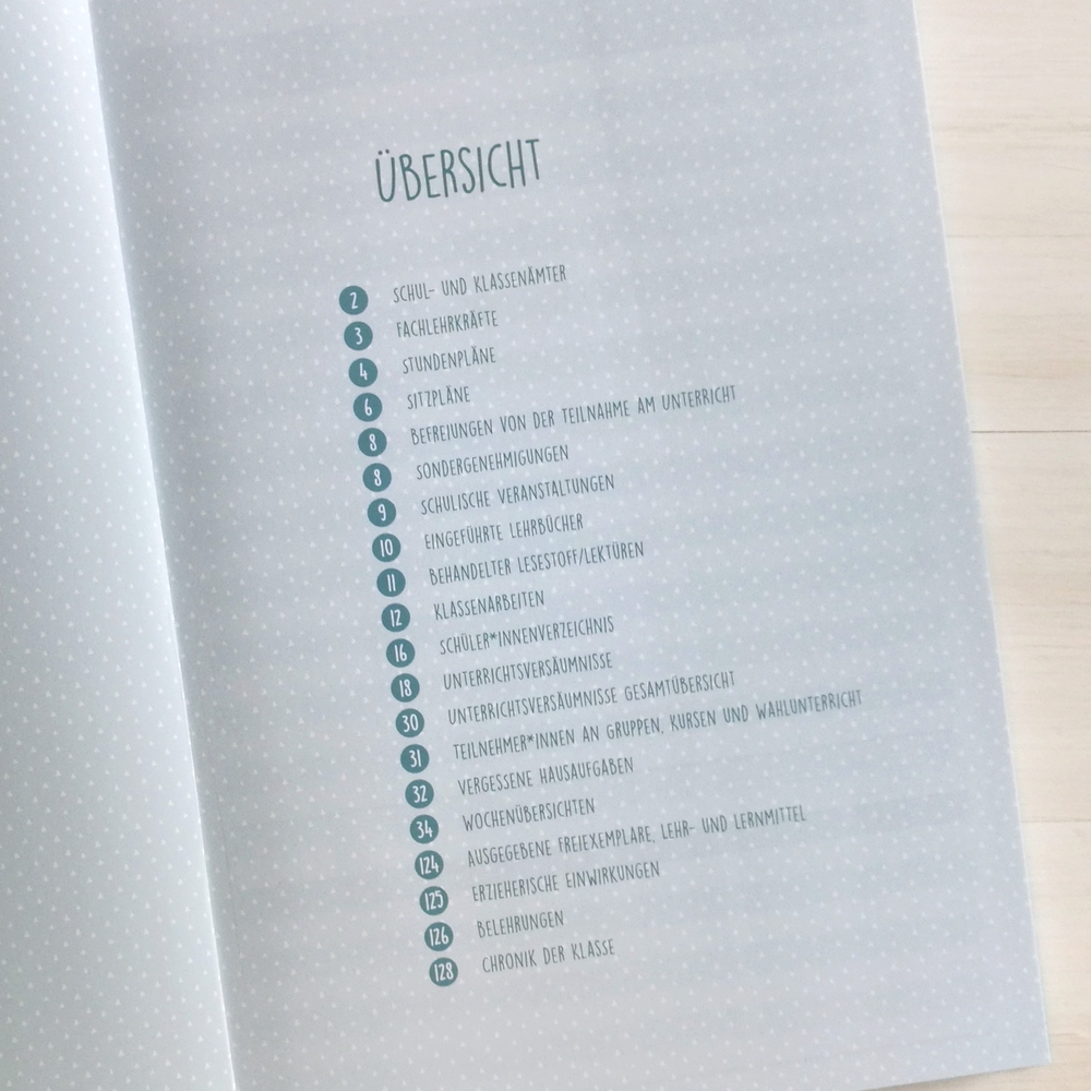 Klassenbuch Klassenbuch