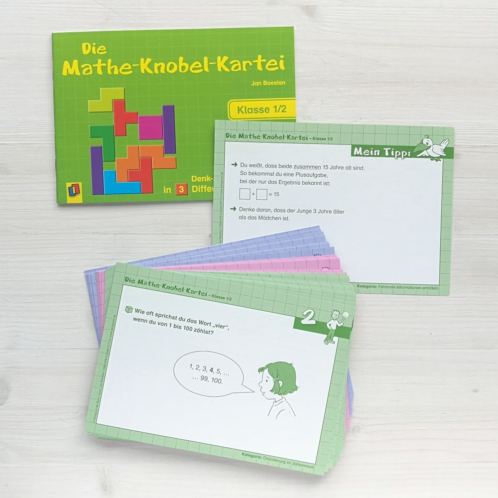 Die Mathe-Knobel-Kartei – Klasse 1/2