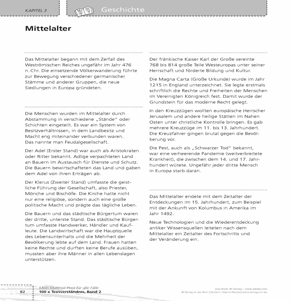 100 x Textverständnis, Band 2​