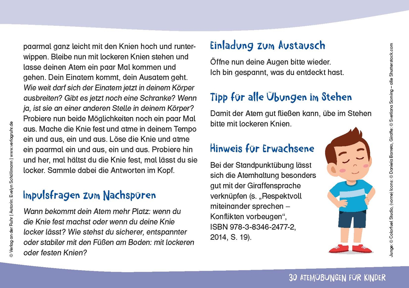 30 Atemübungen für Kinder – Gefühle spüren, Bedürfnisse erkennen