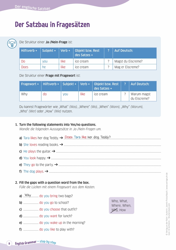 English Grammar – step by step