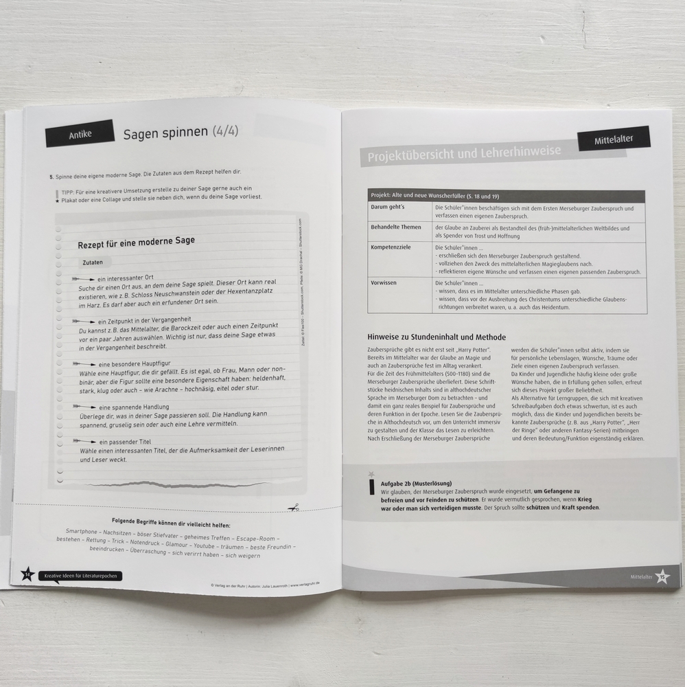 Kreative Ideen für Literaturepochen – Klasse 5-10 Kreative Ideen für Literaturepochen – Klasse 5-10