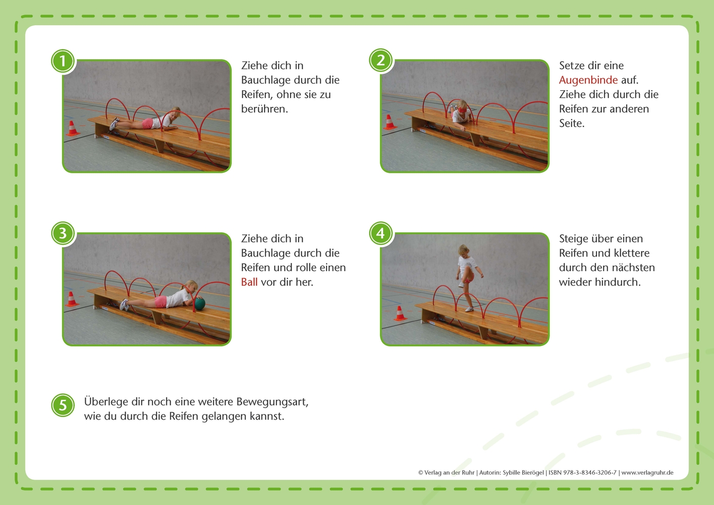 Stationen-Fotokarten für den Sportunterricht – Klasse 1/2