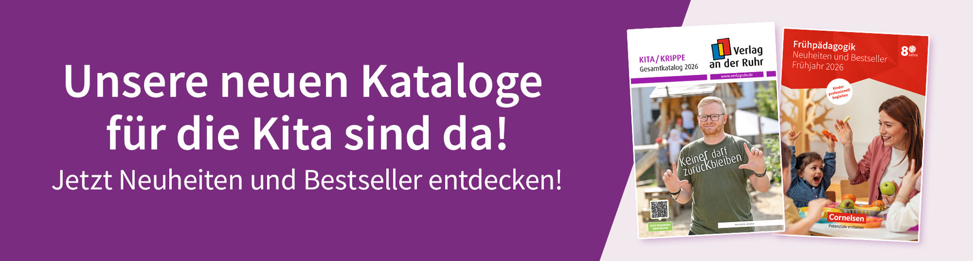Unsere neuen Kataloge für die Kita sind da!