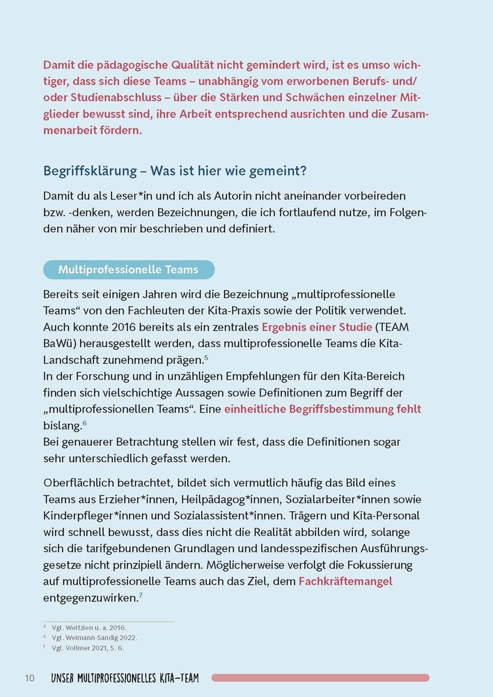 Unser multiprofessionelles Kita-Team