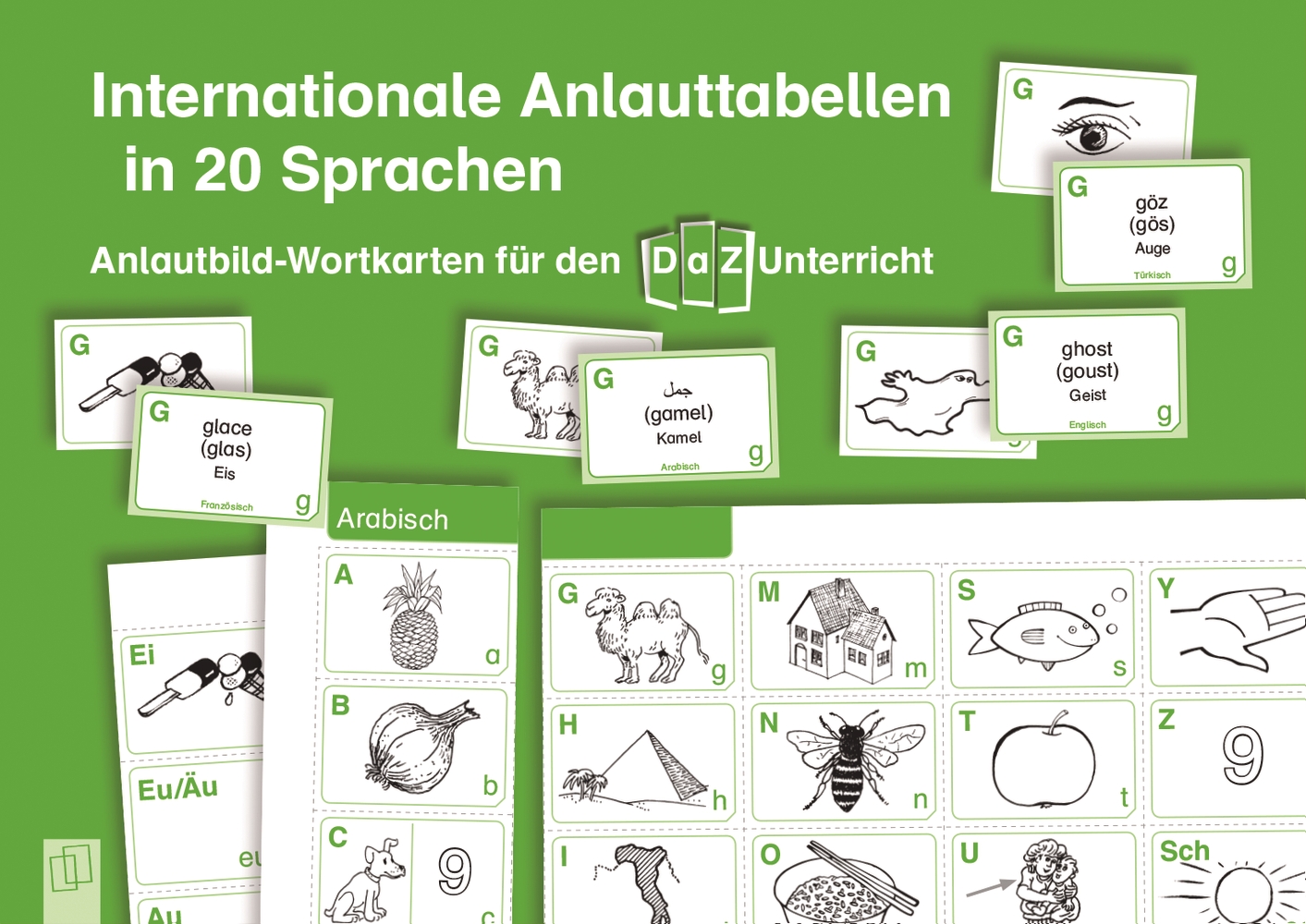 Internationale Anlauttabellen in 20 Sprachen