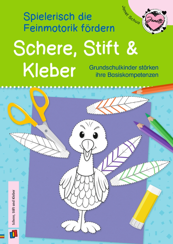 Schere, Stift und Kleber –  spielerisch die Feinmotorik fördern