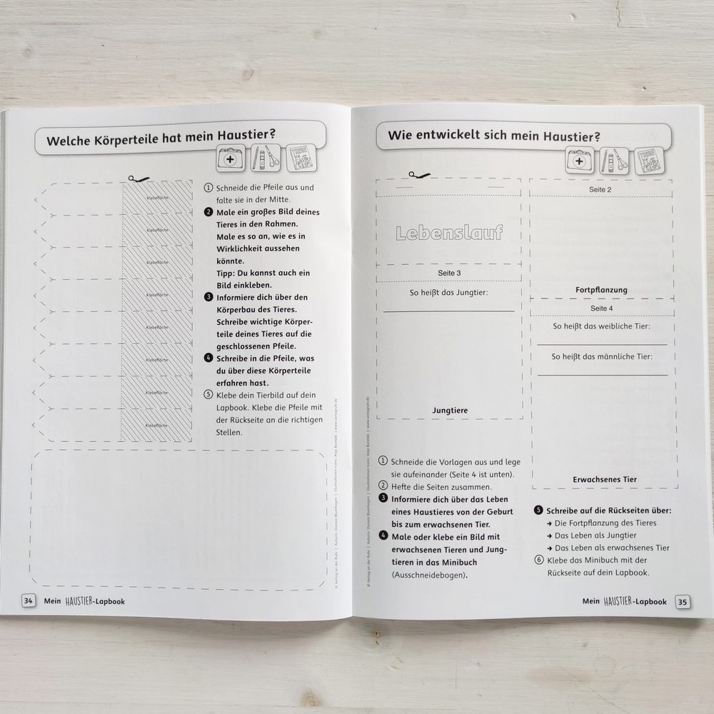 Mein Haustier-Lapbook