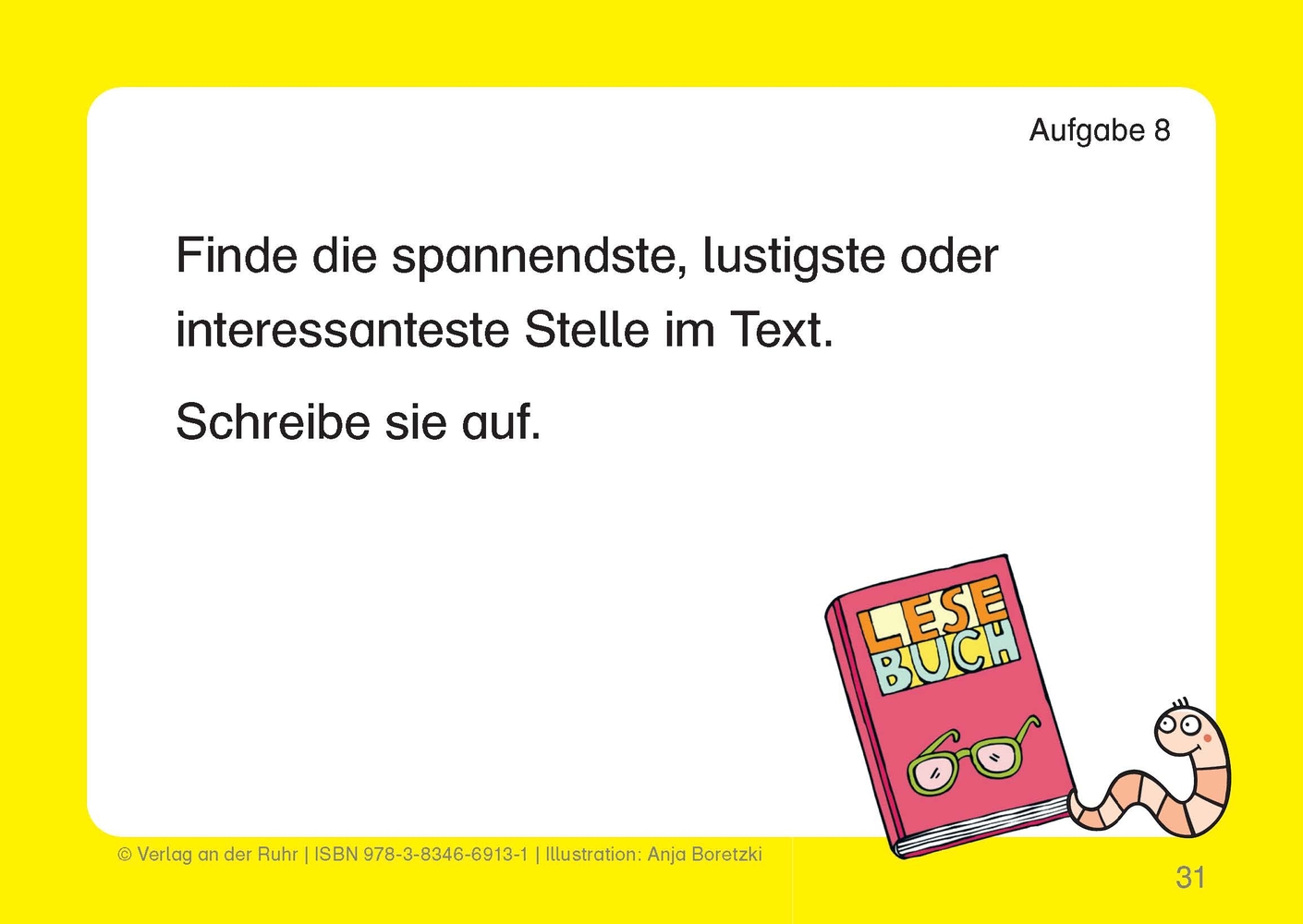Mit der Lese-Raupe zum Bücherwurm – Klasse 1-4