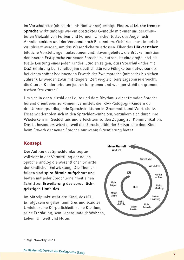 Systematische Sprachförderung für Kinder ​mit Deutsch als Zweitsprache (DaZ)