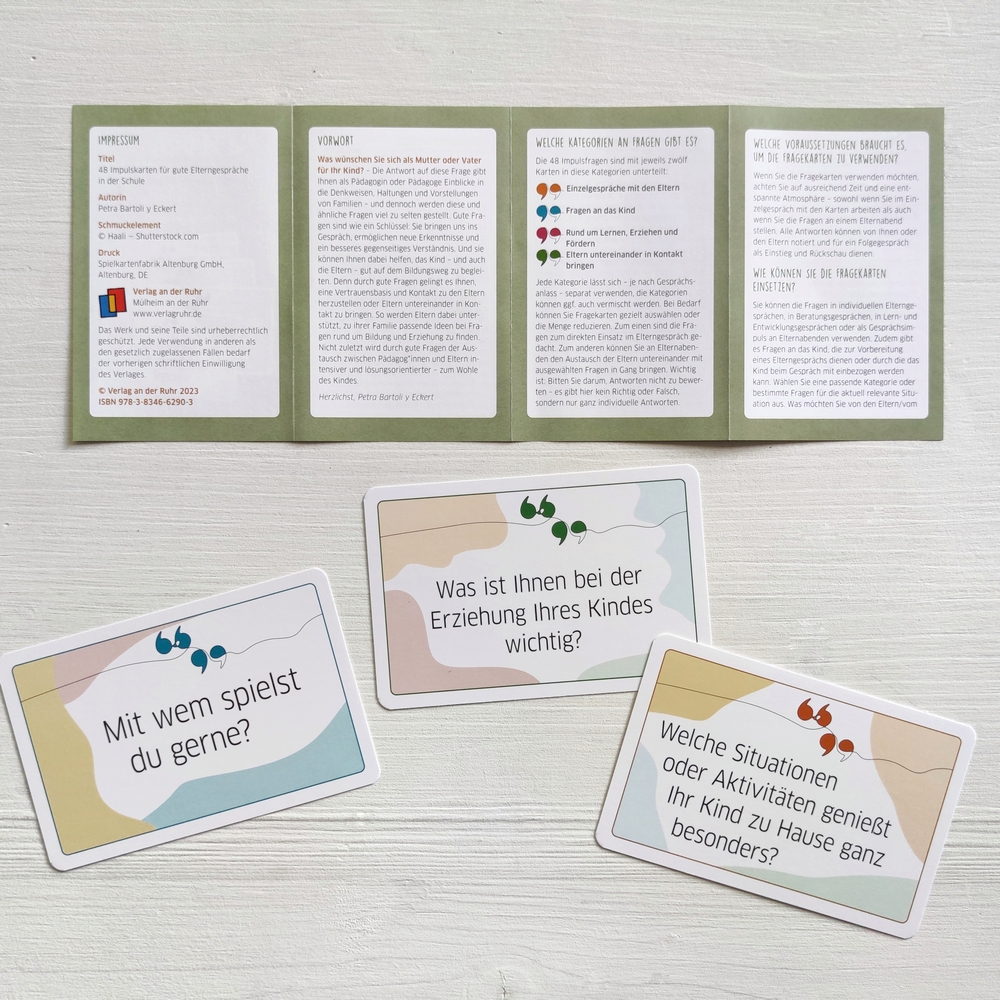 48 Impulskarten für gute Elterngespräche in der Schule 48 Impulskarten für gute Elterngespräche in der Schule
