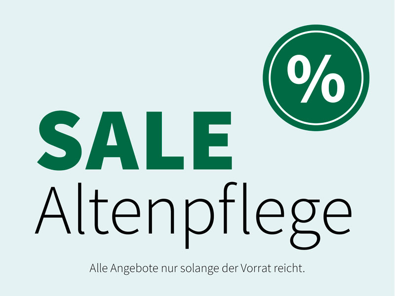 Banner Sale Altenpflege