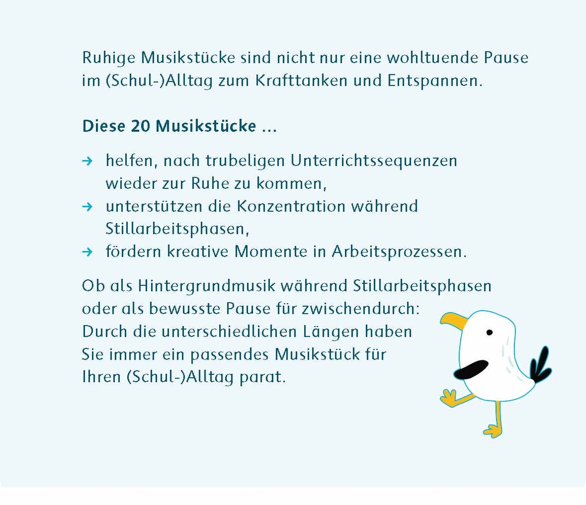 20 Musikstücke für die Stillarbeit