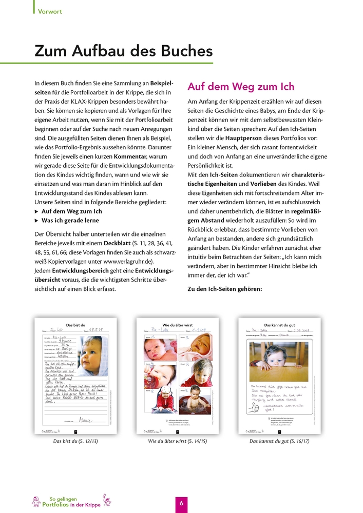 So gelingen Portfolios in der Krippe