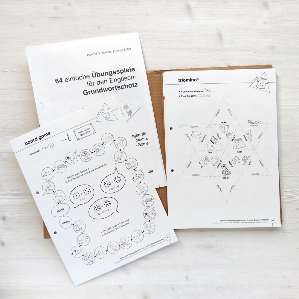 64 einfache Übungsspiele für den Englisch-Grundwortschatz 64 einfache Übungsspiele für den Englisch-Grundwortschatz