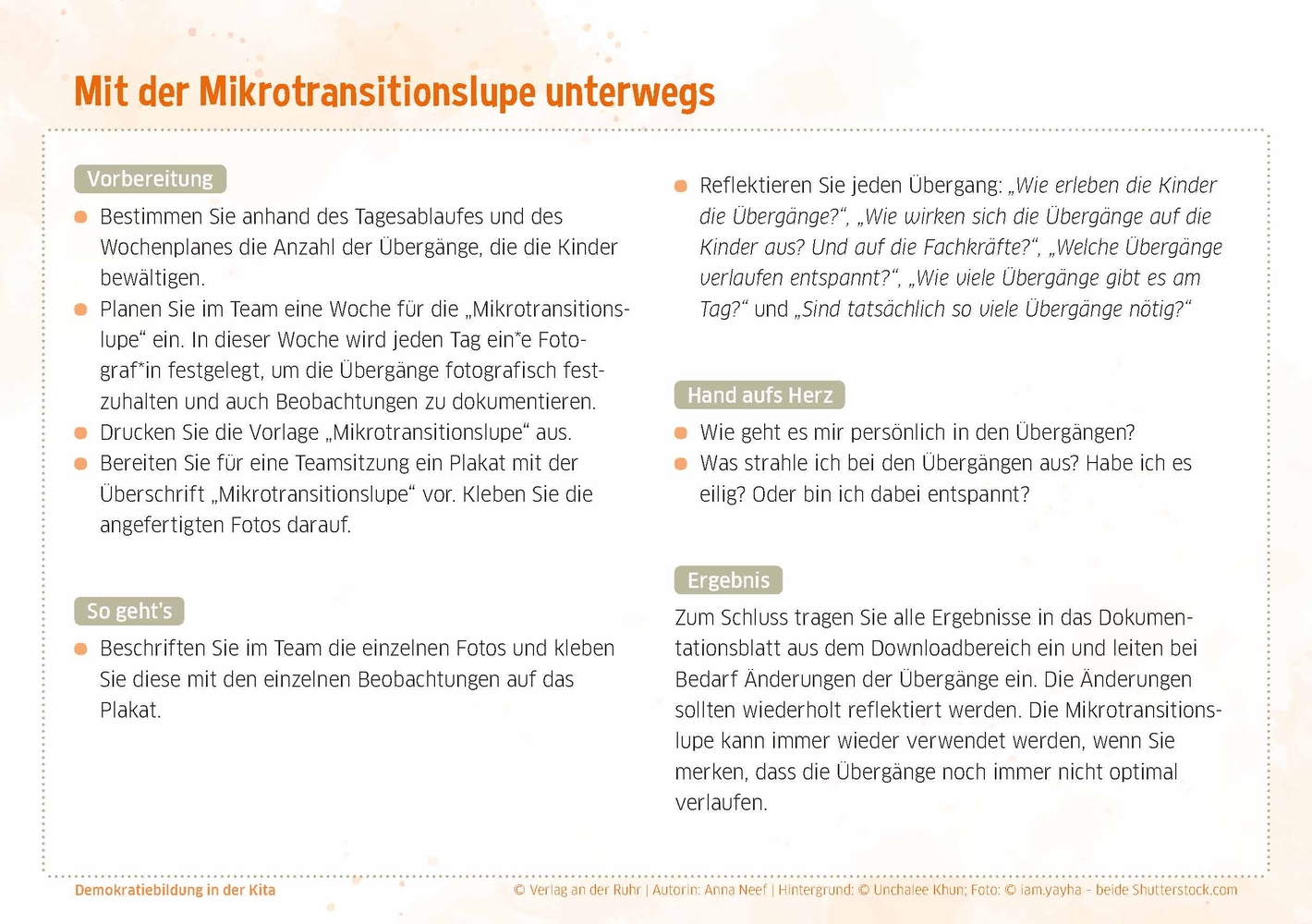 Demokratiebildung in der Kita