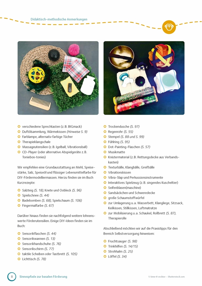 Sinnespfade zur basalen Förderung