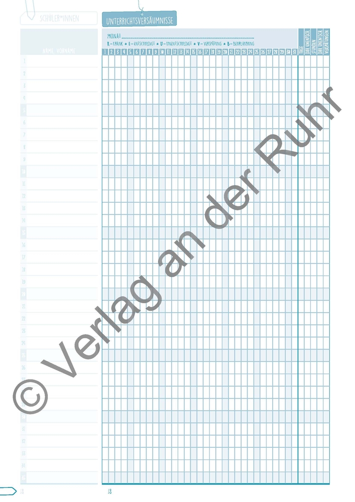 Klassenbuch Klassenbuch