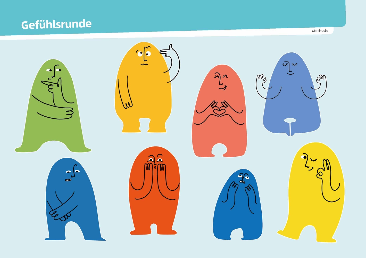 Methoden-Karten für die Teambesprechung