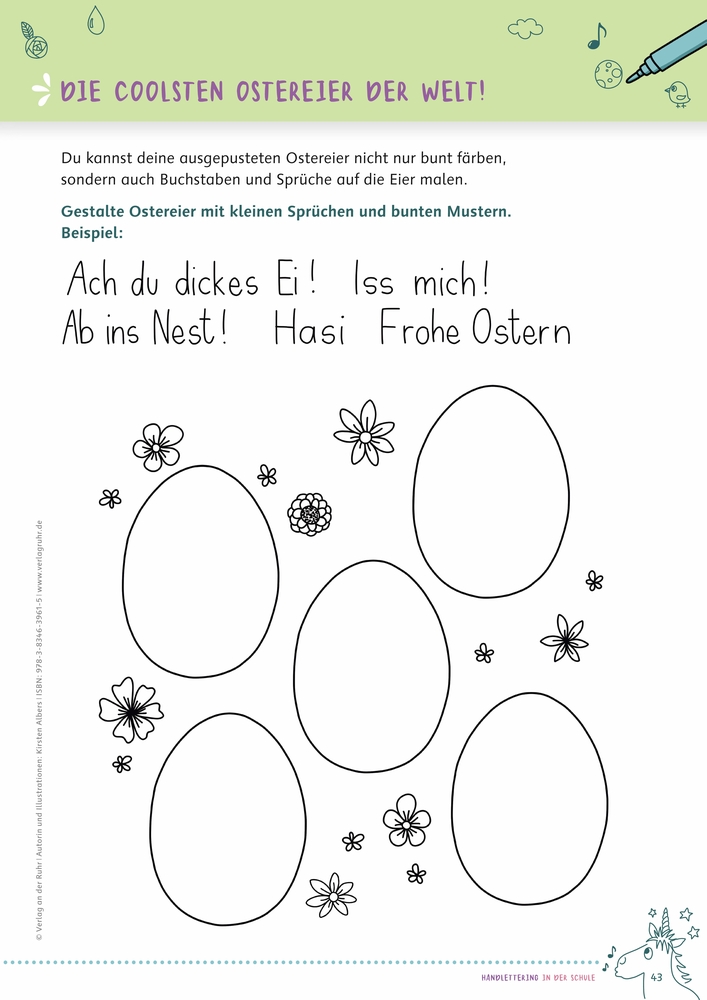 Handlettering in der Schule